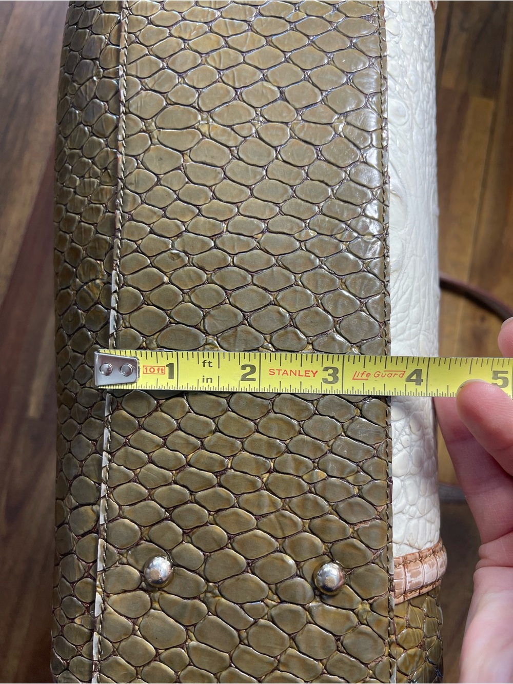 Brahmin Croc-Embossed Tote - Picture 10 of 14